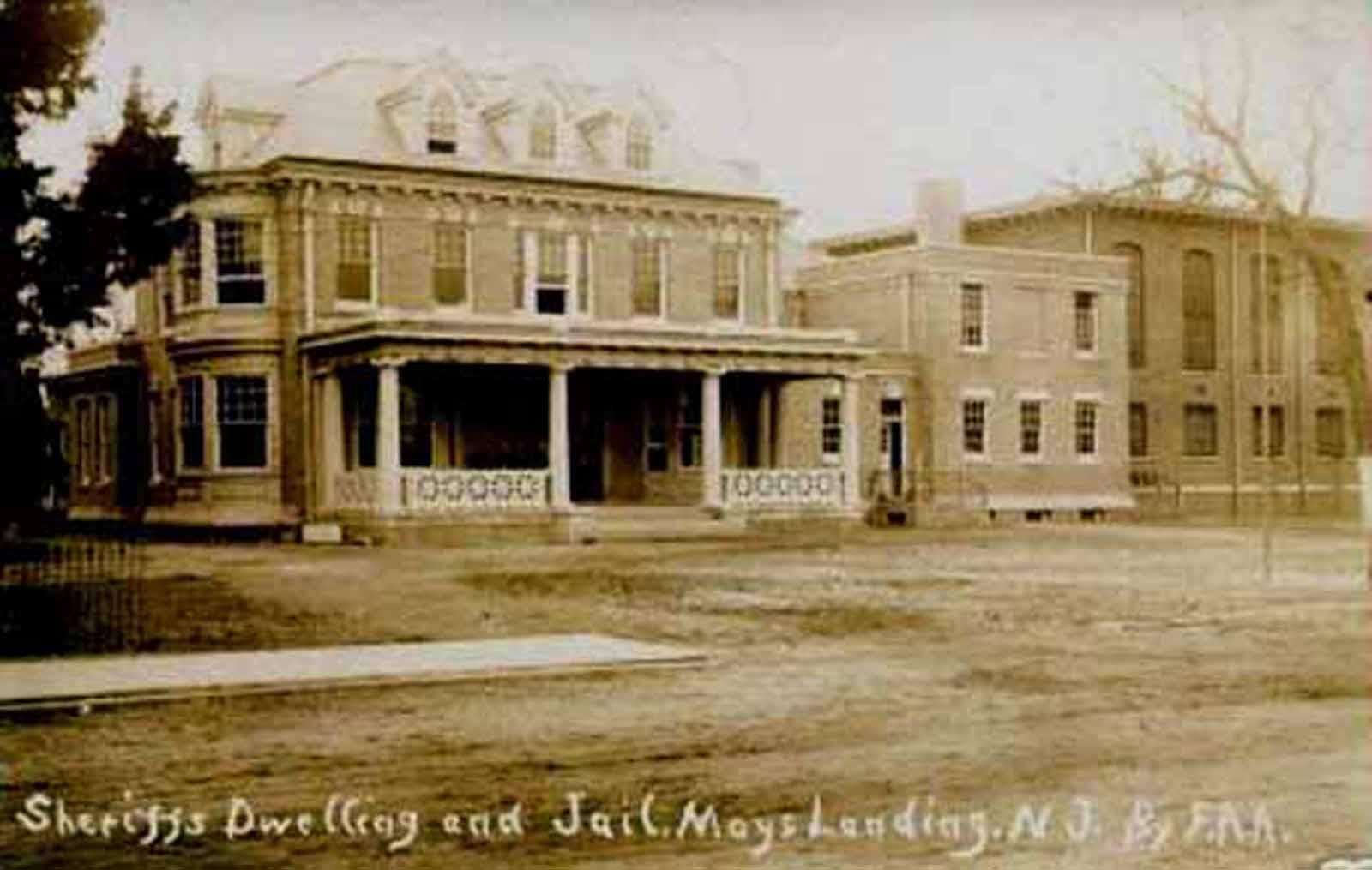 Mays Landing Sheriffs House and Jail 1912 Mays Landing Old